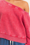 The Chill Sweatshirt- Red