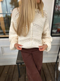 Janelle Knit Sweater Cream