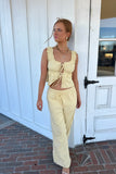 Sunny Days Tiered Top - Yellow