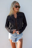 USA Denim Jacket Black