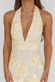 Melrose Embroidery Dress- Butter