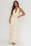 Melrose Embroidery Dress- Butter