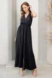Maddie Crepe Jumpsuit- Black