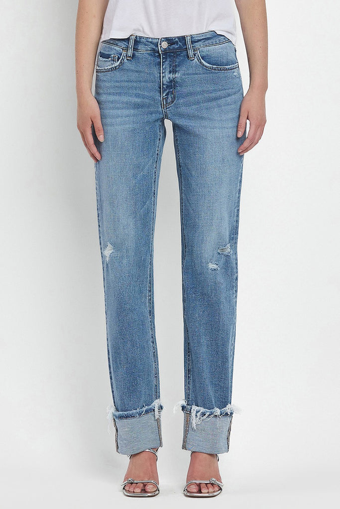 Lovervet Mid Rise Staight Jean