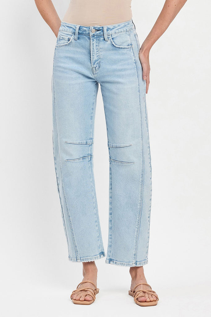 Lola Flying Monkey Barrel Jean- Light Wash