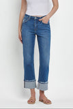 Daphne Vervet High Rise Cuffed Jean