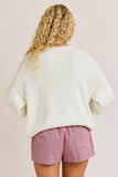 Flag Sweater- Ivory