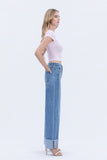 Vervet High Rise Cuffed Wide Leg