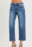 Macie Risen High Rise Crop Jean Dark