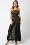 Sheer Bliss Short/Long Maxi- Black