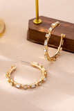 Baguette Hoop Earring