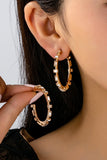 Baguette Hoop Earring