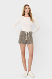 Vervet Drawstring Leopard Short