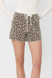 Vervet Drawstring Leopard Short