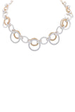 Metal Round Link Bonded Chain Necklace