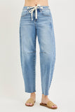 Risen Slouchy Ankle Barrel Jean