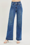 Risen Band Detail Wide Leg