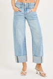 Risen Slouchy Crop Barrel Jean