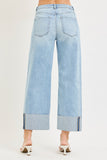 Risen Slouchy Crop Barrel Jean