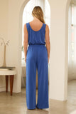 Modal Knit Jumpsuit- Blueberry