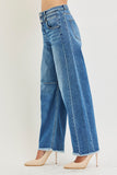 Slouchy Barrel Double Waisted Jean