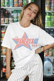 America Star Tee - White