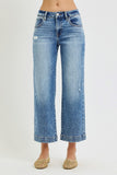 Risen Mid Rise Crop Wide Jean