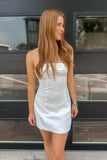 Island Mini Dress White