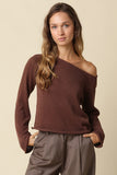 Laurel Knit Sweater- Coffee