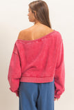 The Chill Sweatshirt- Red