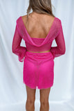 Vegas Girl Skirt Pink-FINAL SALE