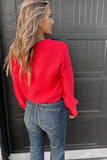 Nicole Knit Sweater Red