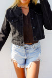 USA Denim Jacket Black