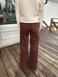 Chocolate Brown Flare Pants