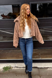 Brooks Faux Fur Jacket Mocha