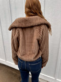 Brooks Faux Fur Jacket Mocha