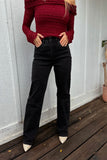 Midnight High Rise Wide Leg Jeans