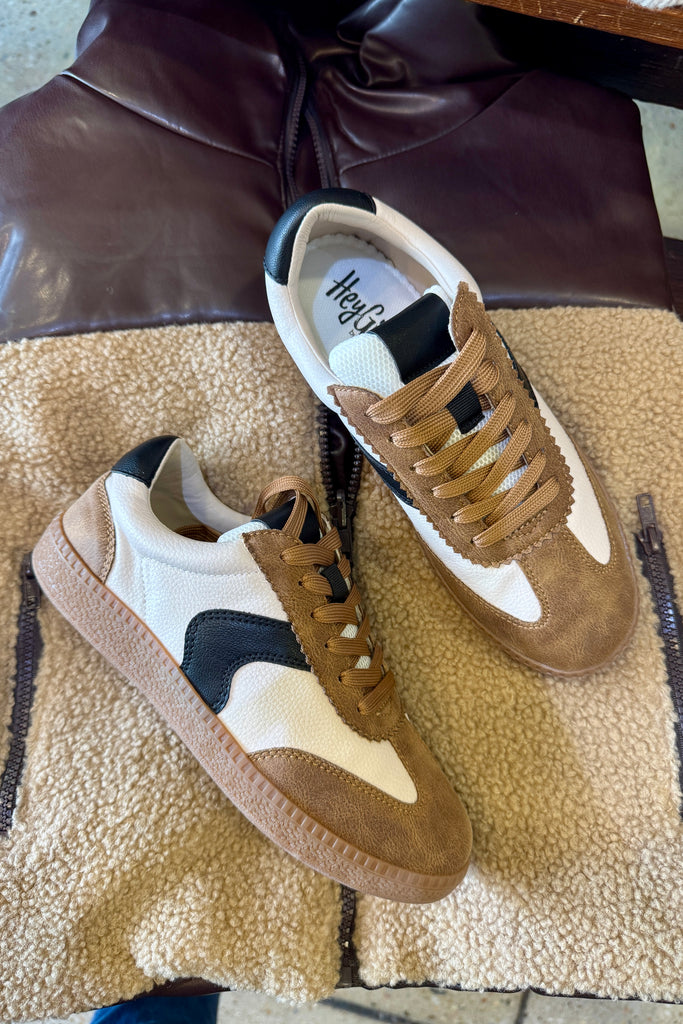 Corkey's Spoiler Alert Sneaker- Tan Combo