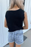Loren Off Shoulder Sweater - Black