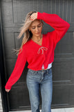 Nicole Knit Sweater Red