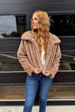 Brooks Faux Fur Jacket Mocha