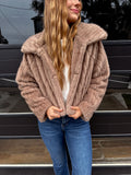 Brooks Faux Fur Jacket Mocha