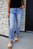 Prairie Cuffed Jeans Light Denim