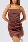 Godiva Dress- Brown