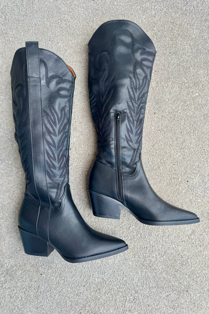 Samara Western Boot- Black