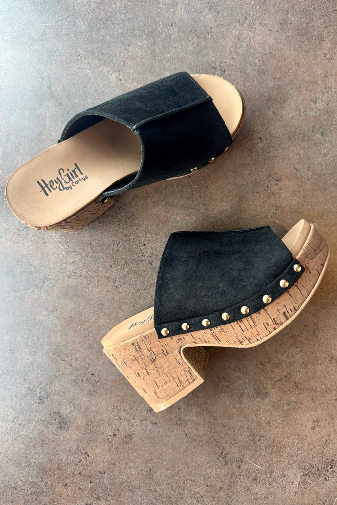 Corky's Gaslight Wedge- Black