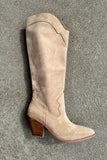 Classy Western Boot- Beige