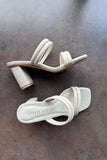 Angela Strappy Heel- Beige