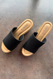 Malka Wedge- Black