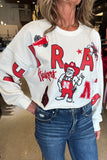 Ne Herbie & Patches Sweatshirt- White